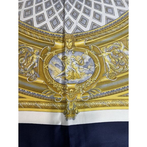 Vintage 100% Silk SOIE Scarf. Made Italy Created for The Metropolitan Opera. New - Picture 5 of 8